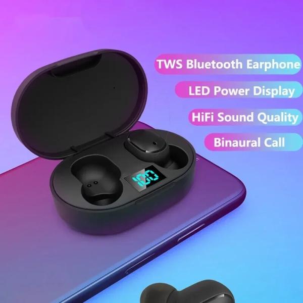 Bluetooth TWSワイヤレスヘッドセット,Xiaomi Redmi用,ノイズキャンセル,マイ...