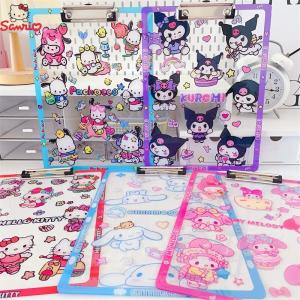 Sanrioカラー印刷テスト紙ライティングボード、hello Kitty crosoll、My Ages、kromi、a4フォルダークリップ