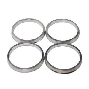 [アスラプロジェクト] ハブリング 74.1-66.6 mm ツバ 付き 4枚 セット 鍛造 アルミ製