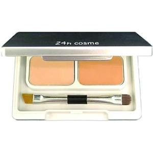 24 ミネラルUVコンシーラーデュオ&ブラシセット (03 ライト×アイボリー)