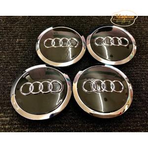 アウディ 69mm 黒 純正ホイール用センターハ...の商品画像