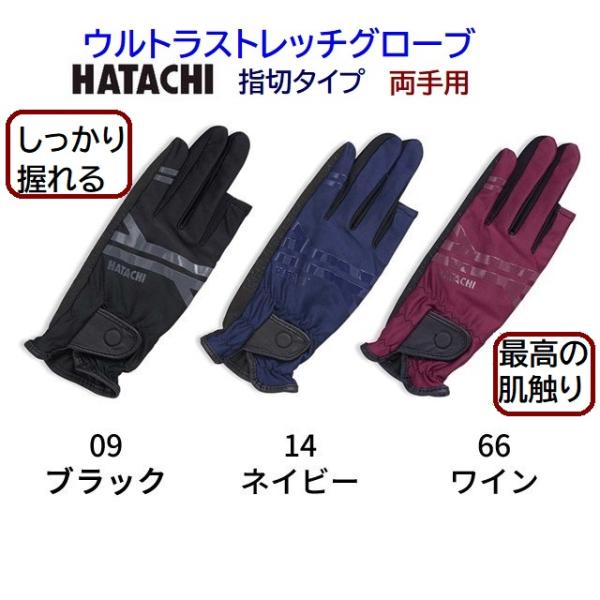 マレットゴルフ 用品 手袋 グランドゴルフ ハタチ 磁石付 両手