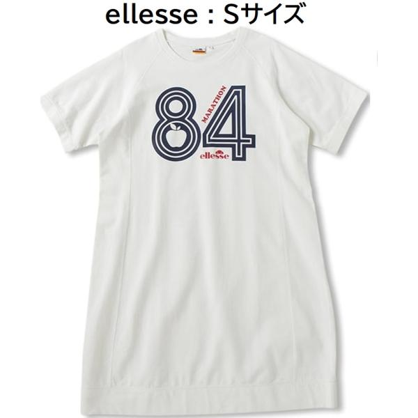 tシャツ レディース 半袖  エレッセ スウェットロングクルー Sサイズ