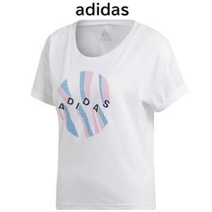 tシャツ レディース 半袖 アディダス 綿100％ LLサイズ