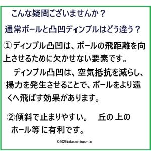 マレットゴルフボール ディンプル 凸凹 マーブ...の詳細画像5