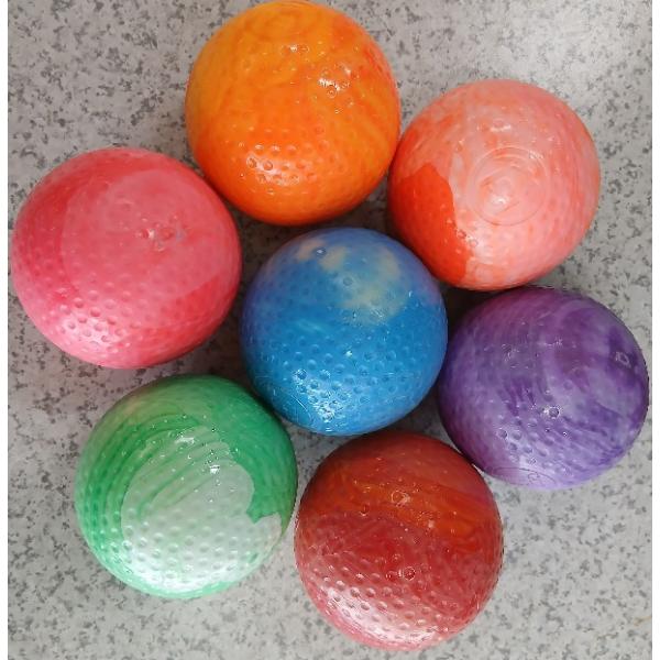 マレットゴルフボール しが ディンプルマーブル ボール 凸凹ボール 75mm