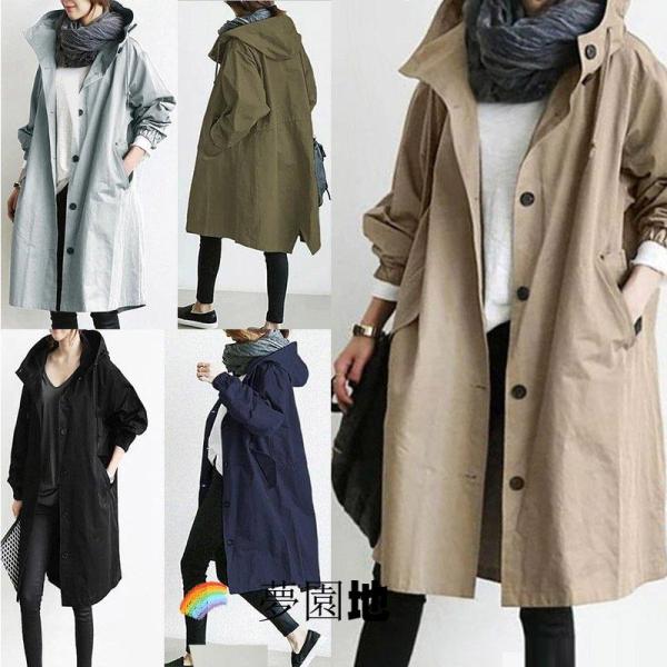 トレンチコート レディース ロング 秋 コート アウター スプリングコート 秋アウター ジャケット ...