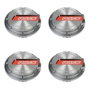 【在庫品】 即日配送 RAYS Gram Lights No.63 GL CAP SL/RD  4個...