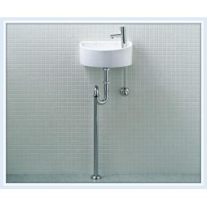在庫有り　AWL-33（S） LIXIL(INAX) 狭小トイレ手洗い　床排水/壁給水　送料無料｜malukoh shopping