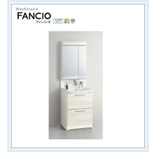 BNFH60FWTCW-M-602NFNC クリナップ 洗面化粧台 ファンシオ間口600ｍｍ オールスライドタイプ 2面鏡LED 送料無料