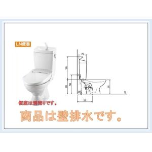 C-180P-DT4840　INAX ＬＮ便器（壁排水）+手洗い付きタンク　ピュアホワイト　送料無料｜malukoh