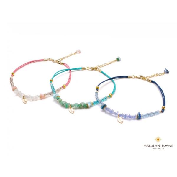 Venus Anklet マルラニハワイ パワーストーン 天然石 アンクレット レディース ハワイ