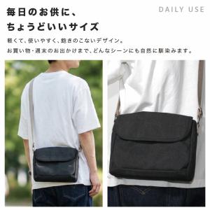 ショルダーバッグ メンズ 出島鞄 斜めがけ 軽...の詳細画像2