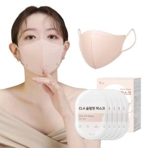 CLA 韓国マスク - カラーマスク 不織布 - 三次元3D立体マスク- 超快適くちばし型マスク - 大きめ 小さめ - 子