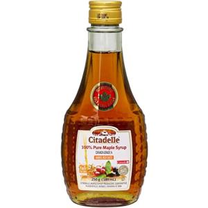 メープルシロップ アンバー リッチテイスト 250g シタデール ミネラルが豊富 カナダ ケベック州産 100%ピュア 添加物不使用 着色料不使