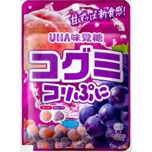 UHA味覚糖 コグミ コリぷに グレープ&amp;ピーチ