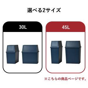 ゴミ箱 おしゃれ 45L袋可 フラップ スリム...の詳細画像2