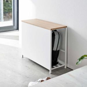 収納ベンチ 玄関イス 収納ラック 天然木製 お...の詳細画像1