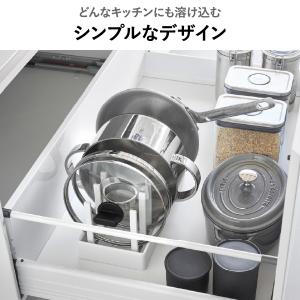 鍋蓋スタンド キッチン収納 シンク下収納ラック...の詳細画像4