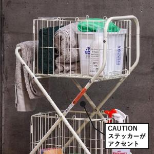 ランドリーバスケット 2段 洗濯カゴ キャスタ...の詳細画像3