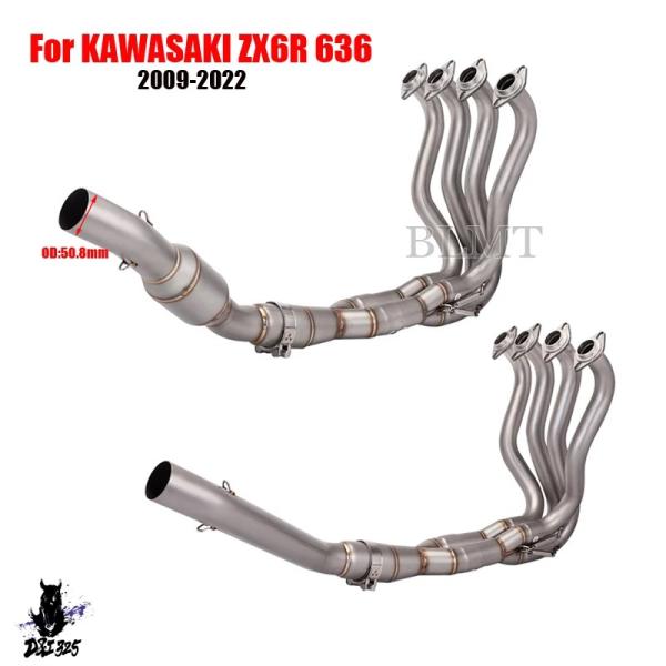 【互換品】 カワサキ ZX-6R-2009 51mmスリップオンエキゾーストシステム 社外製