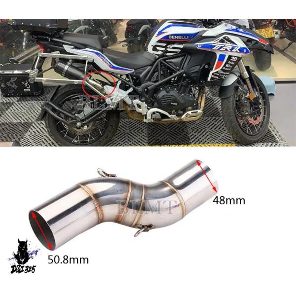【互換品】 Benelli trk502x 2018-2021 バイクスリップオン止めパイプ エキゾ...
