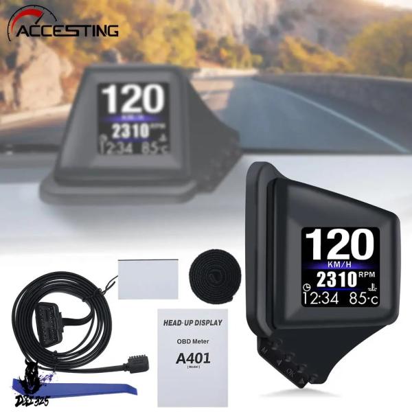 【互換品】 多機能HUD搭載OBD+GPSヘッドアップディスプレイ - ガジェットオンボードコンピュ...