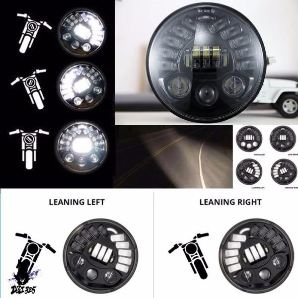 【互換品】 Faduies-ハーレー BMW r ninet r9t 7インチ h4 LEDヘッドラ...
