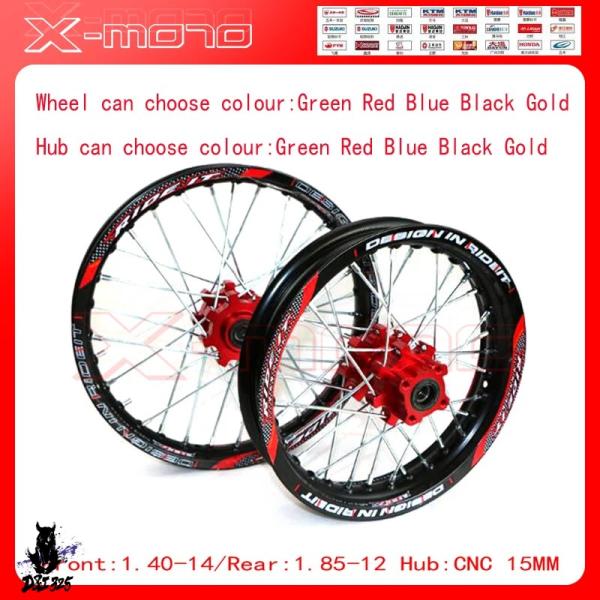 【互換品】 kayo HR-160cc TY150CCダートピットバイク 12 14インチ ブラック...