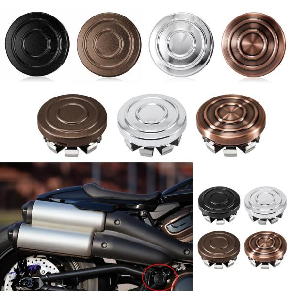 【互換品】 ハーレースポーツスター1250R S 2021-2022用アルミニウムナットカバー4色セ...