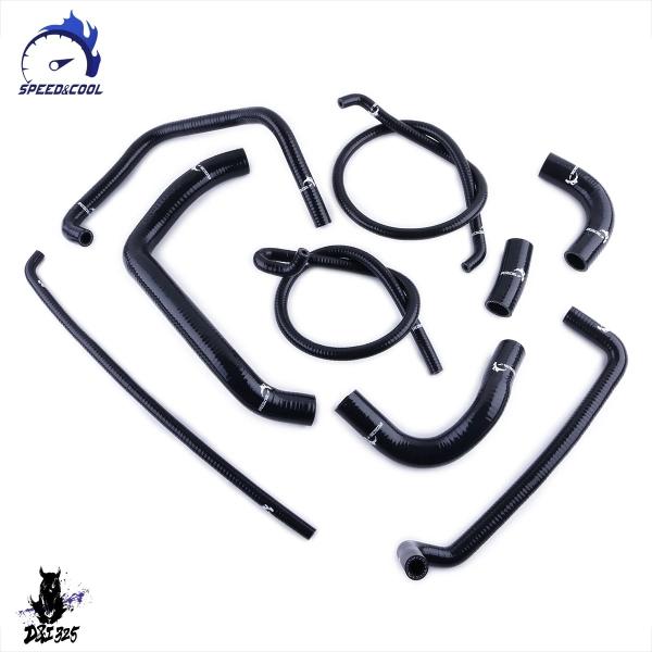 【互換品】 カワサキニンジャZX-12R ZX1200A B 2000-2006用 シリコンラジエー...