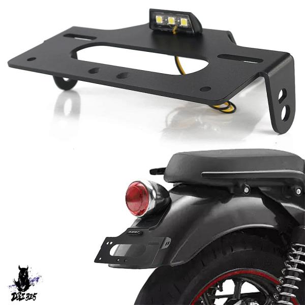 【互換品】 ロイヤルエンフィールド流星350用の2020-2023年モデル用ナンバープレートホルダー...