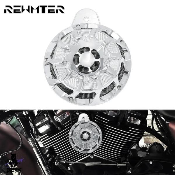 【互換品】 ハーレーダビッドソン用 オートバイ用CNCホーンカバー クロームアセンブリ ツーリングス...