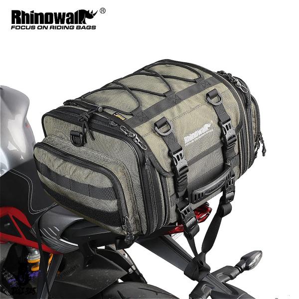 【互換品】 19L-32L大容量バイクバッグ ラインストーンowalk-防水PVC後部座席バッグ レ...