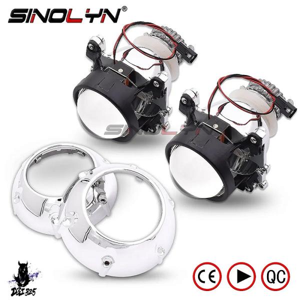 【互換品】 Sinolyn-Bi xenon キセノンプロジェクターレンズ h4ヘッドライト 2.5...