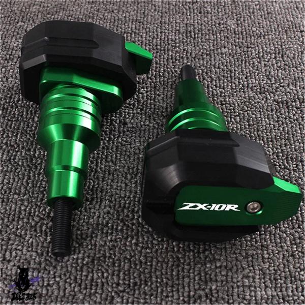 【互換品】 カワサキ ZX-10R 2010-2017用 スライダーフェアリングガードクラッシュパッ...