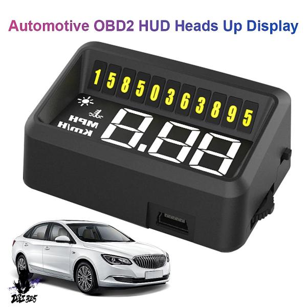 【互換品】 Huawei 汎用 H60車用ヘッドアップディスプレイ OBD2スピードメーター 高速走...