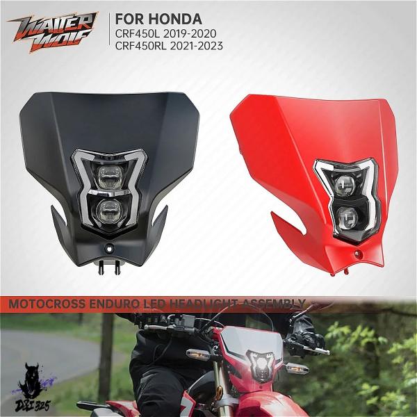 【互換品】 Honda CRF450L  CRF450RL LEDヘッドライトDRLライトアセンブリ...