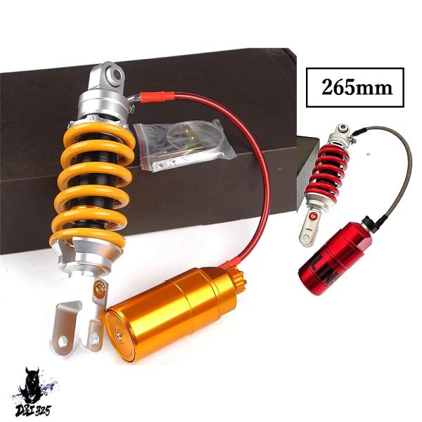 【互換品】 バイク ホンダ カワサキ ヤマハ デュアルバイク リアショック 265mm R15 CB...