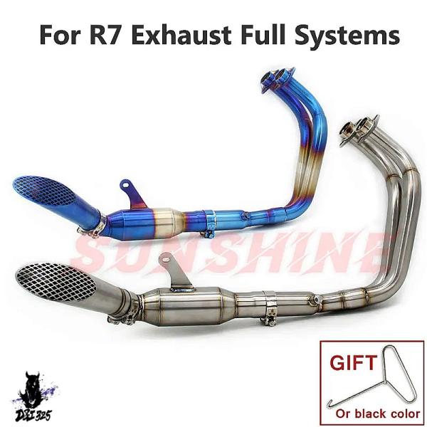 【互換品】 ヤマハ YZF-R7 2021-2023用 ステンレス製フルマフラー排気システム 社外製
