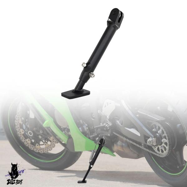 【互換品】 カワサキzx-10r 2016-2023 アルミニウム製サイドフットスタンド 社外製