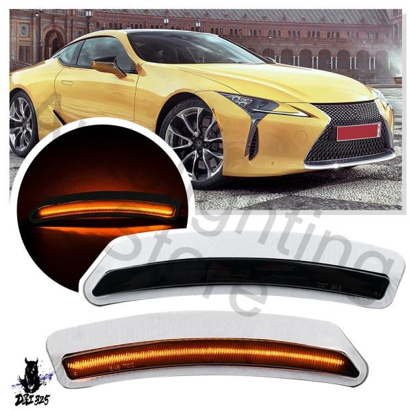 【互換品】 Lexus LC500 LC500h 2018-2022 ヘッドライト &amp; サイドマーカ...