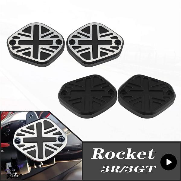 【互換品】 トライアンフロケット3r 3gt 2020 2021 2022 バイクオイルカップカバー...