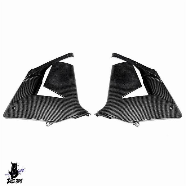 【互換品】 カワサキ ZX-10R 2004-2005 カーボンサイドフレームフェアリング 社外製
