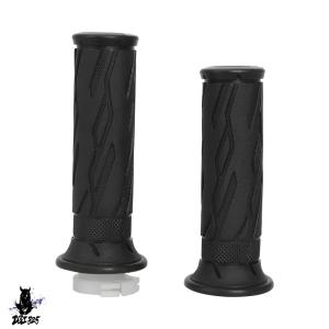 【互換品】 スズキ GSXR 600 750 1000 1300 DL650 用 バイクゴムグリップ & スロットルチューブセット OEM 57110-21H02 57211-21H01 社外製