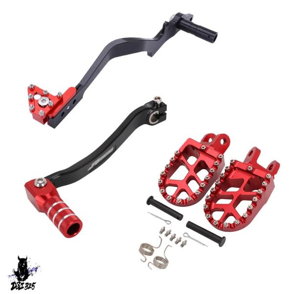 【互換品】 ホンダ XR250R XR CRF CRM BAJAのフットレスト ペダル ギアブレーキ...