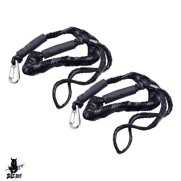 【互換品】 クリップマリンバンジードックライン ボート係留ロープ アンカーコード ストレッチショック...