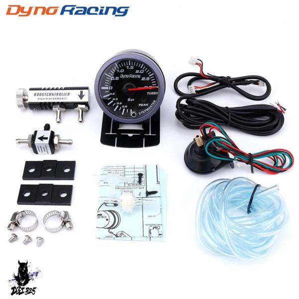 【互換品】 Dynoracing ターボブーストゲージ 60mm 3バーターボブーストコントローラー...