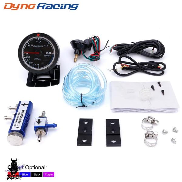 【互換品】 Dynoracing 60mmターボブーストゲージ ターボブーストコントローラーキット ...