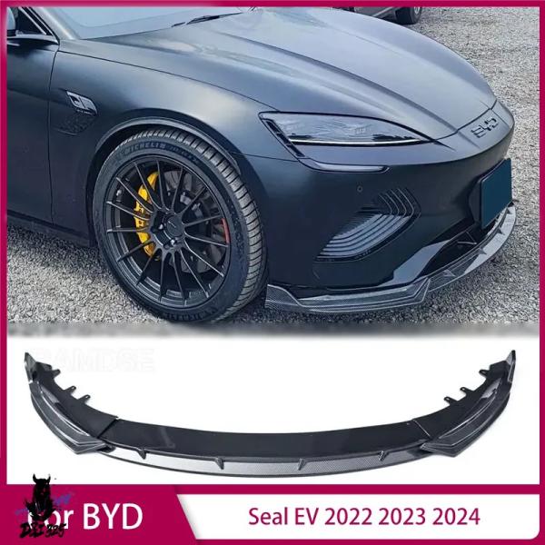 【互換品】 BYD SEAL EV 2022-2024用のフロントスプリッター付きバンパー保護車体キ...